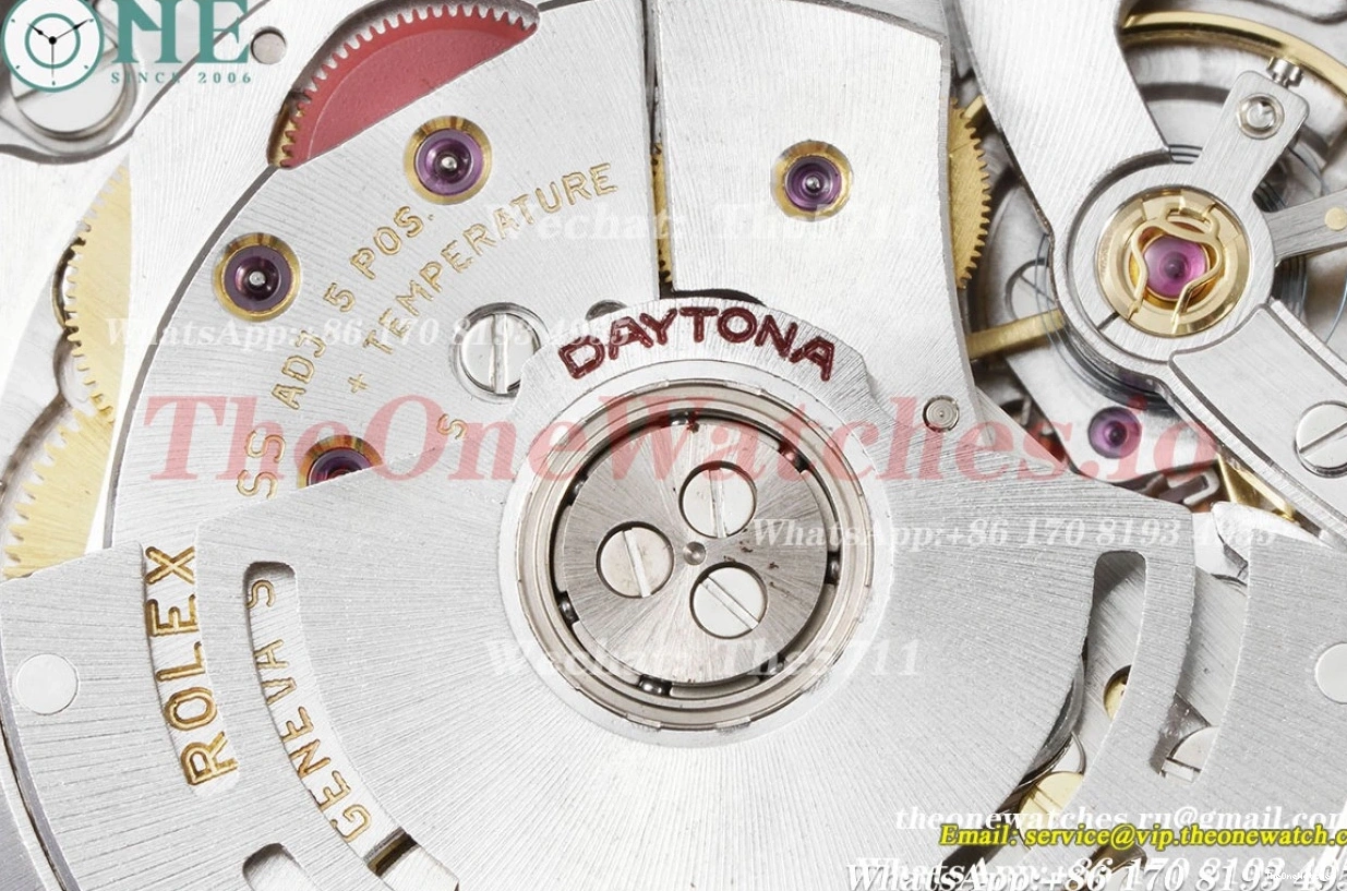 Daytona 40mm Rolex Green Dial SA4130 Cer Cer - AET AETF 0511